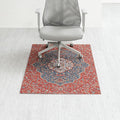 Anji Mountain Rug'd Office Chair Mat for Carpet & Hardwood Floor - Jacquard Woven Top, Anti-Slip Backing, Low Pile, Floor Protector Desk Chair Mat, Office Rugs for Rolling Chairs (36 x 48)