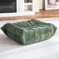 HABUTWAY Bean Bag Ottoman,Foot Rest,Fireside Chair Memory Foam Lazy Bean Bag Sofa for Living Room,Bedroom,Dorm,Office (Ottoman-Green)