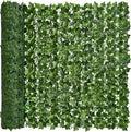 DearHouse Artificial Ivy Privacy Fence - 137.8x68.9inch Artificial Hedges Fence and Faux Ivy Vine Leaf Decoration for Outdoor Indoor Garden Decor