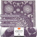 Manduka Yogitoes Hot Yoga Mat Towel - 71" | Moisture Activated Grip | Patented Silicone Nubs | Highly Absorbent, Durable & Easy Care | Made from Recycled Materials | 71 x 24 Inches