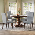 VASAGLE Dining Chairs, Parsons Chairs with Removable Fabric Cover, High Back, for Dining Room Kitchen, Set of 4, Thick Seat, 22.8 x 18.9 x 39.4 Inches, Dove Gray UKDC152G14