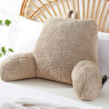 StarAneer Reading Pillow for Sitting in Bed, Back Pillow Reading Pillow with Arms & Back Support, Dorm Room Essential for Girls and Boys Bed Chair Pillow