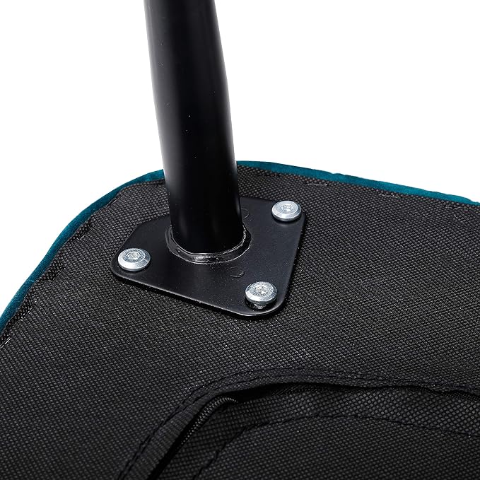 BIRDROCK HOME Tufted Curve Ottoman Velvet Foot Stool - Upholstered Padded Footrest for Living Room or Bedroom - Small Cushioned Accent Chair for Couch, Sofa, Lofted Seating - Modern Furniture - Teal