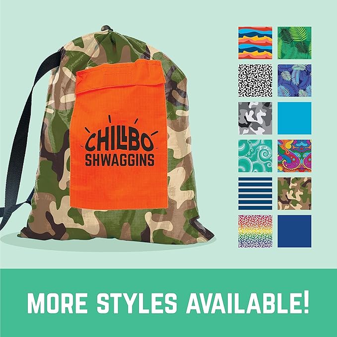 Chillbo Shwaggins Inflatable Couch – Cool Inflatable Chair Easy Setup is Ideal for Hiking Gear, Beach Chair and Music Festivals or Dad Gifts
