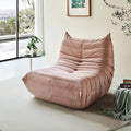 Bean Bag Chair - Corner Sofa, Fireside Chair Bean Bag Sofa Large Bean Bag Chair for Adults,Fireside Floor Couch for Living Room, Bedroom, Gaming & Office (Yellow, Single) (Pink, Single)