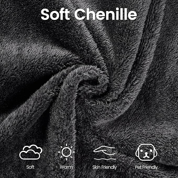 Orynveela Convertible Folding Sofa Bed, 78” Full Size Sleeper Loveseat, Chenille Full Foam Floor Couch for Living Room Bedroom, No Assembly Required (Black)