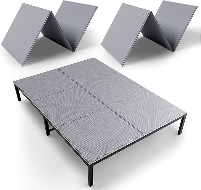 SAKSUN Bunkie Board Full 54x75'' for Bedroom: Breathable & Moisture Resistant Bed Boards for Under Mattresses - Heavy Duty Low Profile Bed Support Board Full Box Spring Supplement, Noise Minimizing
