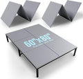 SAKSUN Bunkie Board Queen 60x80'' for Bedroom: Breathable & Moisture Resistant Boards for Mattresses - Heavy Duty Low Profile Queen Box Spring Supplement Bed Support Board, Noise Minimizing