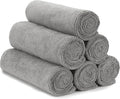 S&T INC. Microfiber Gym Towels, Yoga Towel for Home and Gym Bag, 16 Inch x 27 Inch, 6 Pack