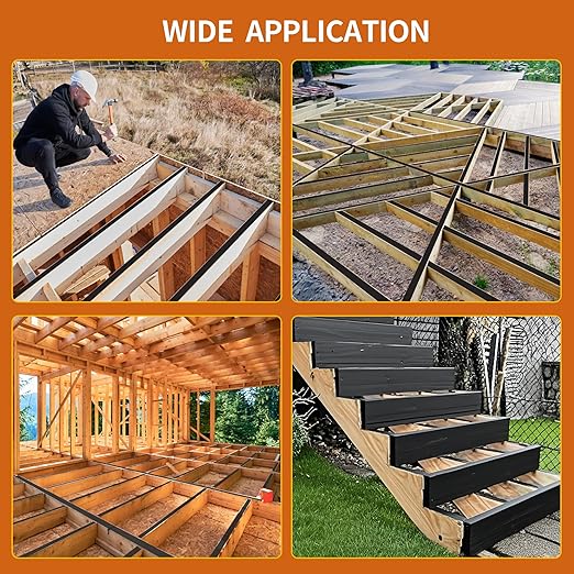 Butyl Deck Tape 2" x 50' with 2 Rolls, Joist Tape 2 inch for Decking, Waterproof and Anti-Corrosion Flashing Tape for Deck, Joist, Roofs, Beams, RV, Doors, and Fences