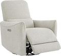 CHITA Oversized Power Recliner Chair Swivel Glider for Big and Tall, FSC Certified Living Room Nursery Rocking Chair with Lumbar Support, Dove Grey