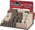 Yelanon Felt Furniture Pads for Hardwood Floors -261 Pcs Premium Floor Protectors for Furniture, Felt Pads for Chair Legs, Brown & Beige