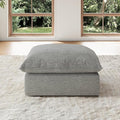 Forest aesthetics Cloud Modular Sectional,Ottoman Waterproof High Backrest Sectional Sofas,Down Filled Modular Couch with Removable Washable Cover for Living Room,Dark Gray