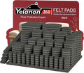 Yelanon Felt Furniture Pads for Hardwood Floors -261 Pcs Premium Floor Protectors for Furniture, Felt Pads for Chair Legs, Black