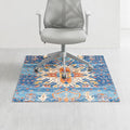 Anji Mountain Rug'd Office Chair Mat for Carpet & Hardwood Floor - Jacquard Woven Top, Anti-Slip Backing, Low Pile, Floor Protector Desk Chair Mat, Office Rugs for Rolling Chairs (40 x 54)