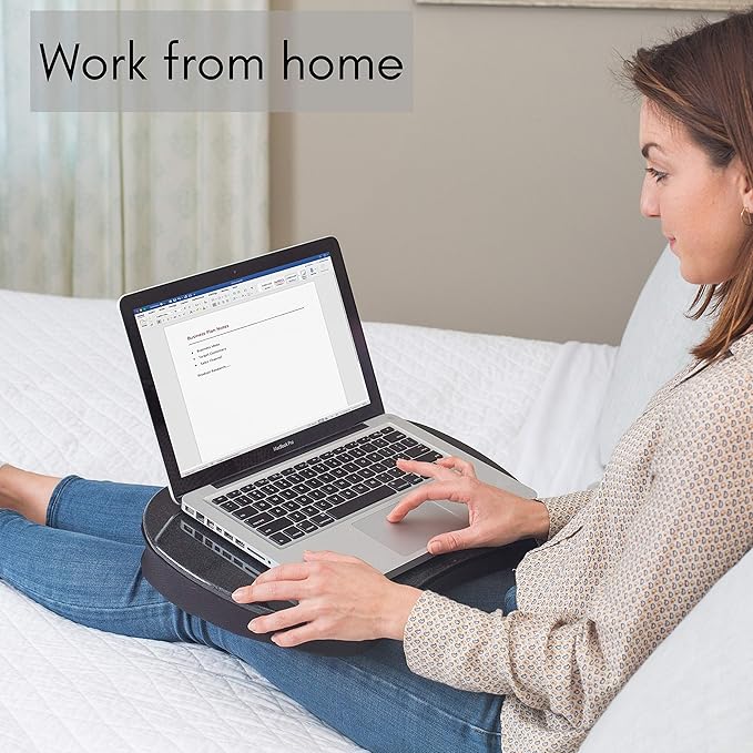 Sofia + Sam Mini Memory Foam Lap Desk Color: Black