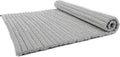 Leewadee - Foldable Floor Mattress - Japanese Roll Up Futon -Trifold Tatami Mat- Guest Floor Bed - Camping Mattress - Thai Massage Mat, Kapok Filled, 75 x 57 inches, Black White