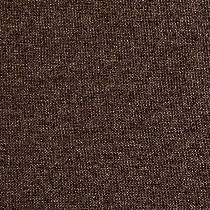 AAAAAcessories D-Shaped Chair Cushions, 2" Thick Dining Chair Pads with Ties and Removable, Machine-Washable Cover, 17" x 16", Set of 6, Brown