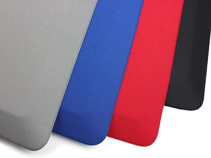 Ultralux Anti-Fatigue Standing Comfort Mat, Thick Non-Slip Cushioned Kitchen Floor Mat 3/4” Thick 20" x 32" Premium Durable Ergonomic Multi-Use Standing Support Pad, Home, Office, Kitchen Rug, Gray