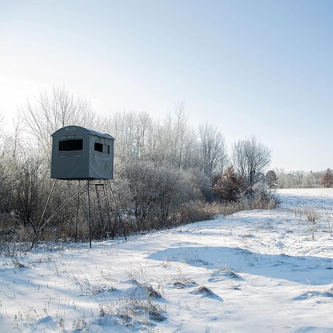 Rivers Edge Landmark 10’ 600 Tower, 10' Height, 72" x 72" Platform, Large Entry Platform, Unmatched Stability, 5-Point Anchoring System, LM623