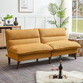 Futon Sofa Bed, 72" Small Couches for Small Spaces, Folding Love Seat Couch with Adjustable Back, Convertible Upholstered Sleeper Sofas for Living Room, Office, Apartment