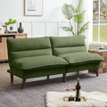 Futon Sofa Bed, 72" Small Couches for Small Spaces, Folding Love Seat Couch with Adjustable Back, Convertible Upholstered Sleeper Sofas for Living Room, Office, Apartment