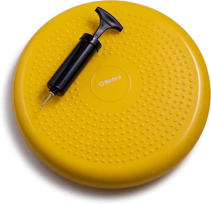 Wobble Cushion Balance Disc - Wobble Disc & Wiggle Seat, Balance Pads for Physical Therapy, Wobble Disk, Sensory Room Equipment - Wobble Seat