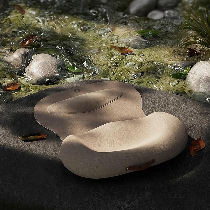 Meditation Cushion & Mat Set, Zafu Floor Pillow, Ergonomic Meditation Pillow Seat & Yoga Bolster Knee Pad, Meditation Accessories Gifts, Zabuton Prayer Pad