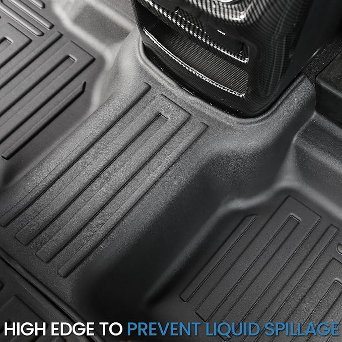 Floor Mats for 2020-2025 2026 Ford Explorer 7 Seats Bench Seat Car Mat Accessories, All Weather TPE Cargo Mat Backrest Mat Active/Platinum(7 Seats Floor Mats+2-in-1 Cargo Mat)