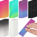 Gersoniel 72 Pcs Anxiety Sensory Stickers Strips Adhesive Textured Mental Health Calm Stickers Mindfulness Fidget Decals Stress Anxiety Relief Items for Therapy Office Desk Counselor(Gradient)