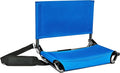 Cascade Mountain Tech Stadium Seat - Lightweight, Portable Folding Chair for Bleachers and Benches - Royal Blue, Regular - 17"