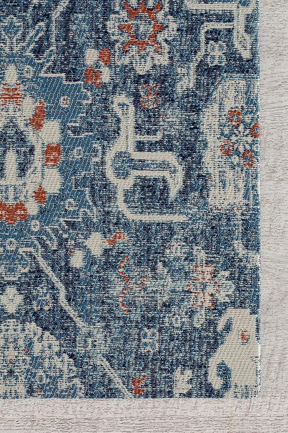 Anji Mountain Rug'd Office Chair Mat for Carpet & Hardwood Floor - Jacquard Woven Top, Anti-Slip Backing, Low Pile, Floor Protector Desk Chair Mat, Office Rugs for Rolling Chairs (36 x 48)