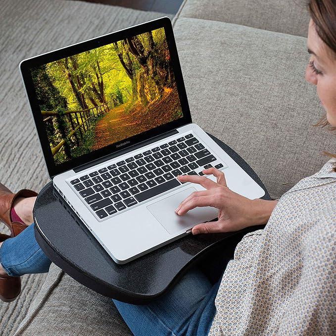 Sofia + Sam Mini Memory Foam Lap Desk Color: Black