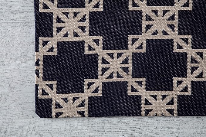 Anji Mountain Rug’d Office Chair Mat for Carpet & Hardwood Floor – Jacquard Woven Top, Anti-Slip Backing, Low Pile, Floor Protector Desk Chair Mat, Office Rugs for Rolling Chairs (36 x 48)